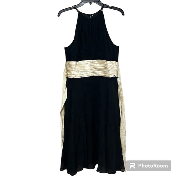 Maggy London Dresses & Skirts - Maggy London Silk Halter Neck Dress